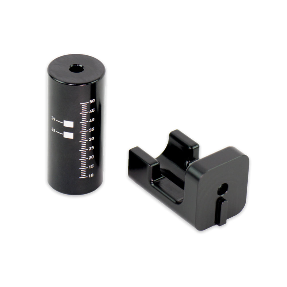 RockShox Rear Shock Clamp Tips - (For Damper Service) - ThruShaft Airwiz Shocks C1+ 2023+

