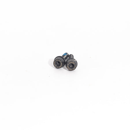 Campagnolo Disc Brake Caliper Flatmount Mounting Bolts 19mm, 10mm - 14mm Rear Thickness Black - 2 Pack