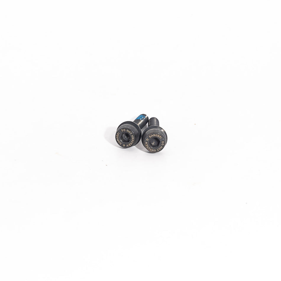 Campagnolo Disc Brake Caliper Flatmount Mounting Bolts 19mm, 10mm - 14mm Rear Thickness Black - 2 Pack