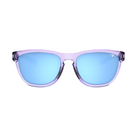 Tifosi Swank S Sunglasses Crystal Purple with Sky Blue Mirror Lens
