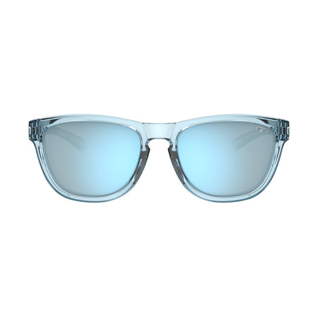 Tifosi Swank S Sunglasses Blue Horizon with Smoke Bright Blue Mirror Lens
