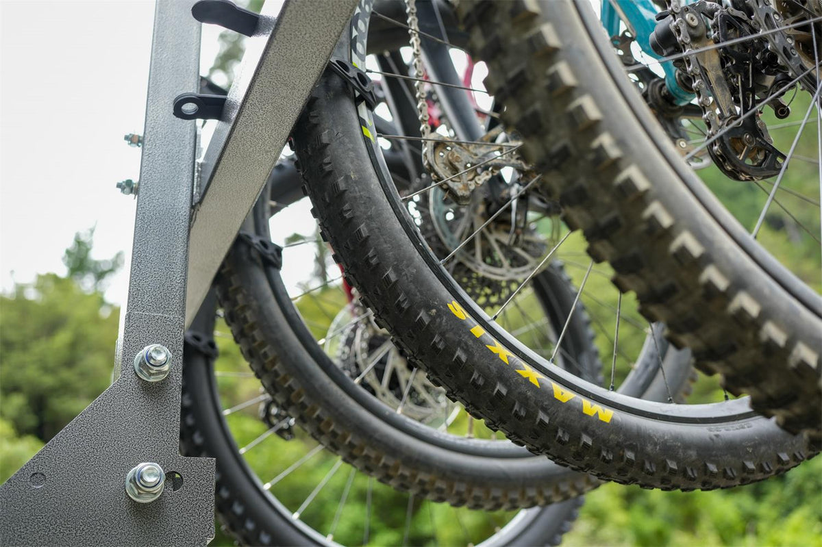 Maverack 4-Bike Vertical Rack 10