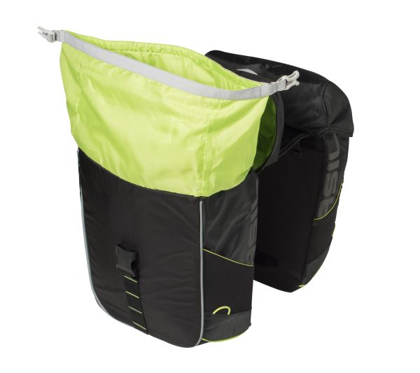 basil-miles-bicycle-double-bag-34l-black open