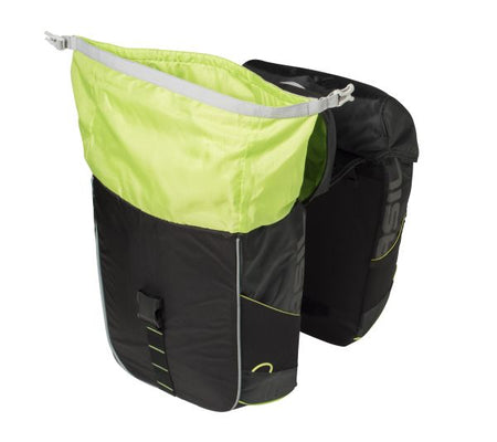basil-miles-bicycle-double-bag-34l-black open