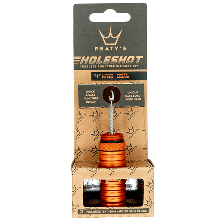 Peaty's Holeshot Tubeless Plugger Kit - Mango