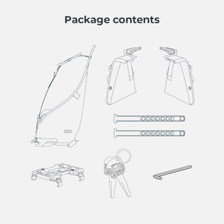 UI-228208 Urban Iki Ta-Ke Rear Seat Carrier Mount 