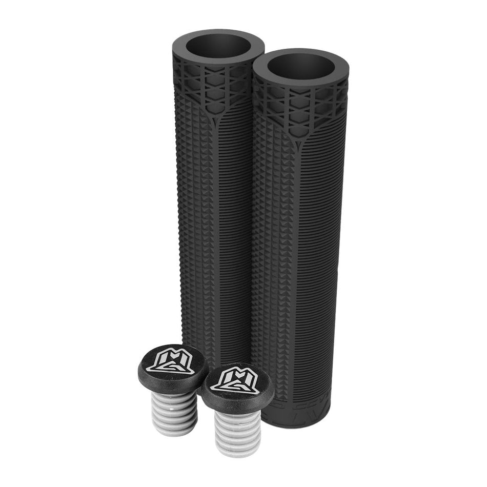 MADD GEAR 180MM TRIFECTA GRIPS BLACK