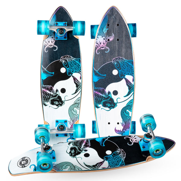 MADD GEAR 28" CRUISER BOARD YING YANG