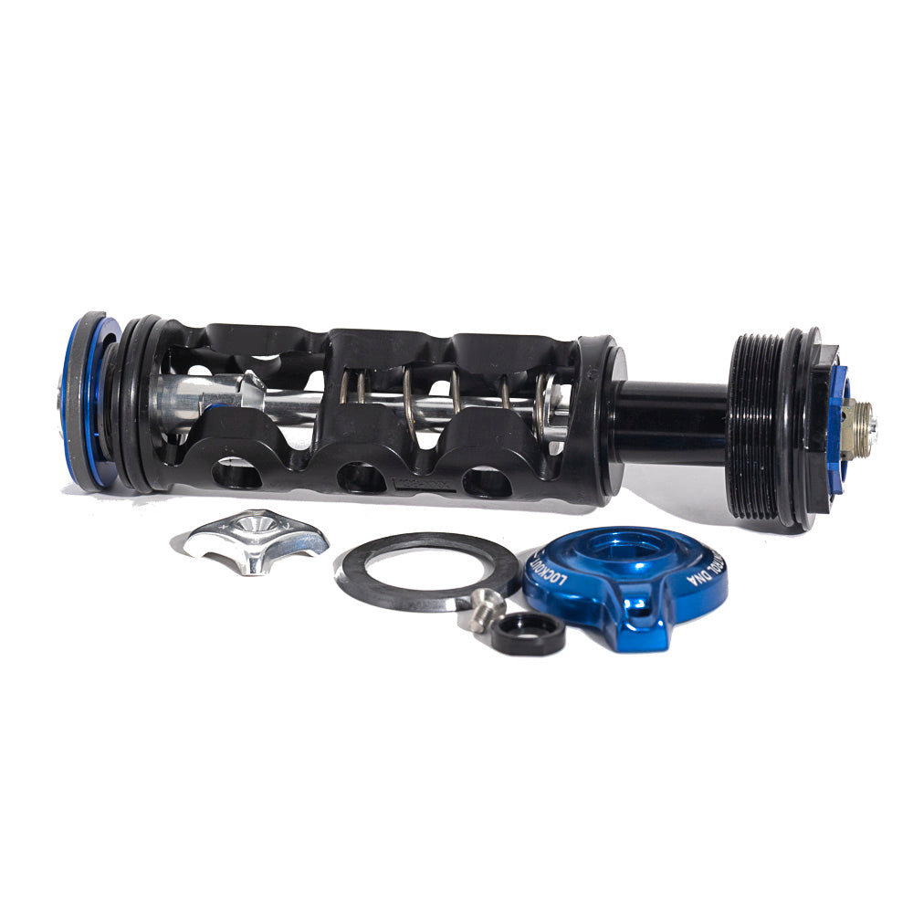 RockShox Fork Compression Damper - Remote 17mm (PopLoc, Pre 2013 PushLoc) Motion Control DNA - (Includes Spool Cable Clamp and Floodgate Knob) - SIDB / REBA RLT 120mm Only A1-A3 2012 - 2016