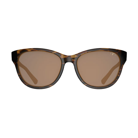 Tifosi Stella Sunglasses Java Tortoise with Brown Lens
