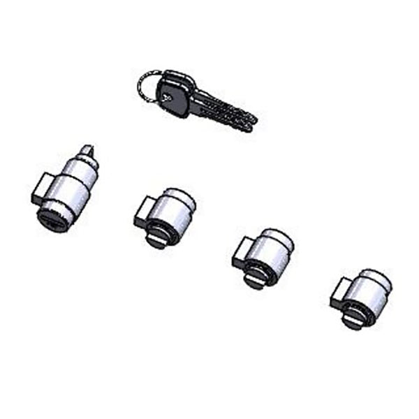 Yakima JustClick Lock Core Kit with 2 Keys