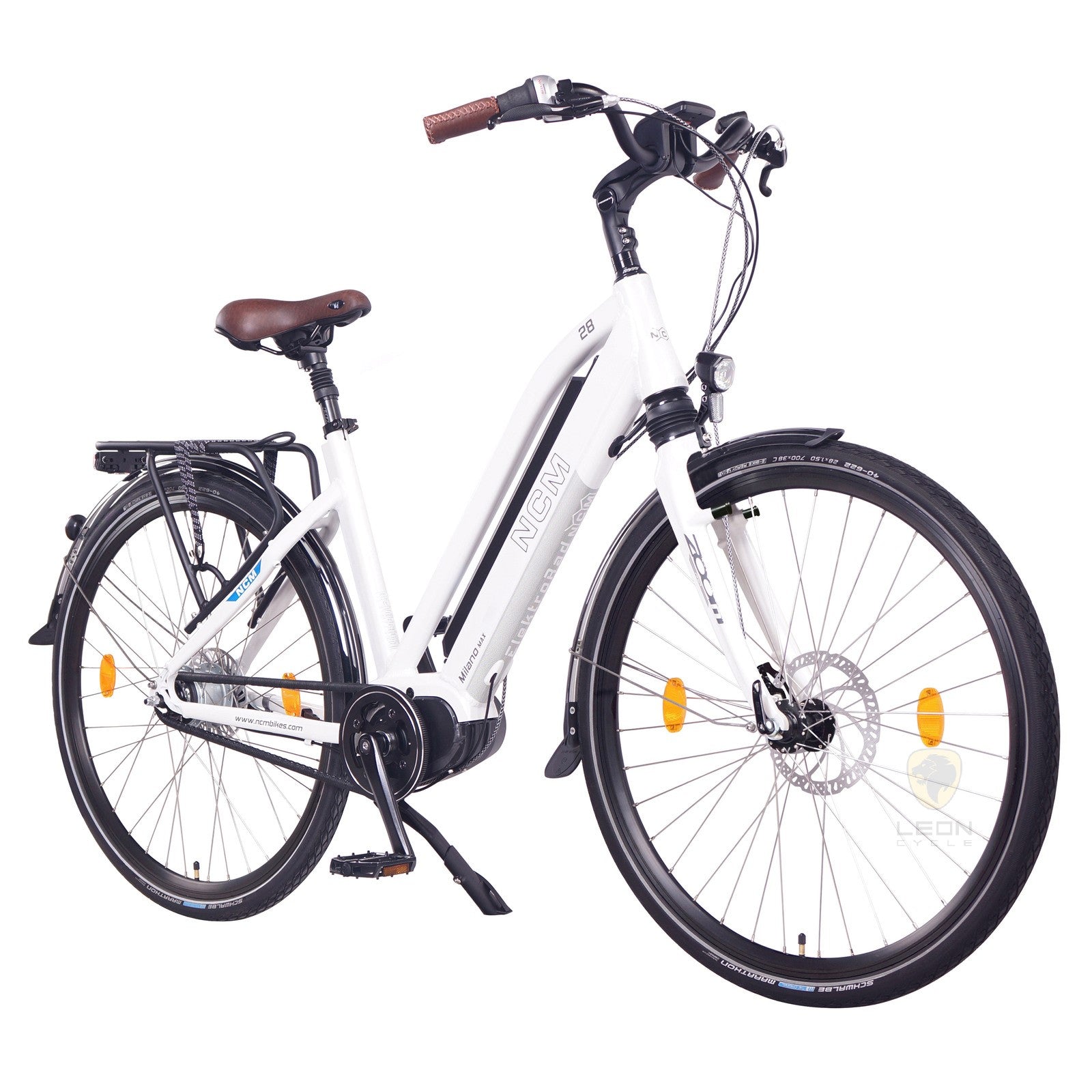 NCM Milano Max N8R Trekking E-Bike, City-Bike, 300W, 36V 16Ah 576Wh Battery