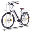 NCM Milano Max N8R Trekking E-Bike, City-Bike, 300W, 36V 16Ah 576Wh Battery