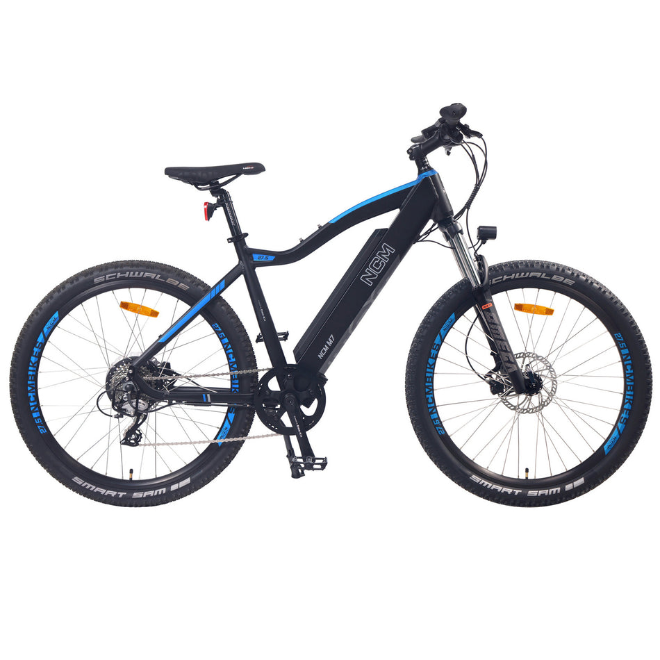 2026 NCM M7 Electric Mountain Bike, E-MTB, 250W-500W, 48V 19Ah 912Wh Battery