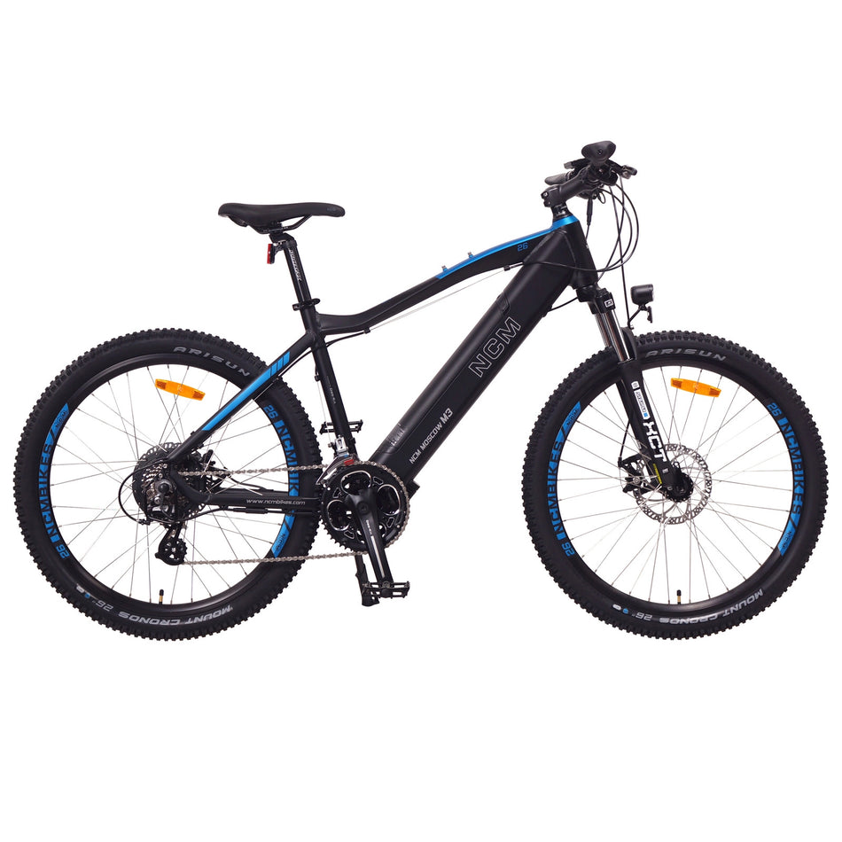 2025 NCM M3 Electric Mountain Bike, E-Bike, 300W, E-MTB, 48V 12Ah, 576Wh Battery ( Hydra Brakes )