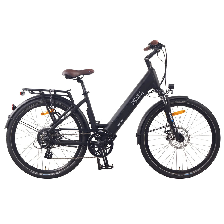 2025 NCM T3s Step-Thru Trekking E-Bike, 300W, 48V 12Ah 576Wh Battery ( With Hydraulic Brakes )