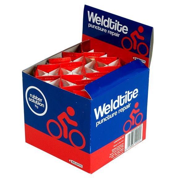 02002 weldtite rubber solution 15g - Box of 25