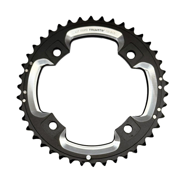 SRAM Chain Ring MTB 42 Tooth 120 S2 AL6 Short Pin BB30 CNC 2x10 Blast Black
