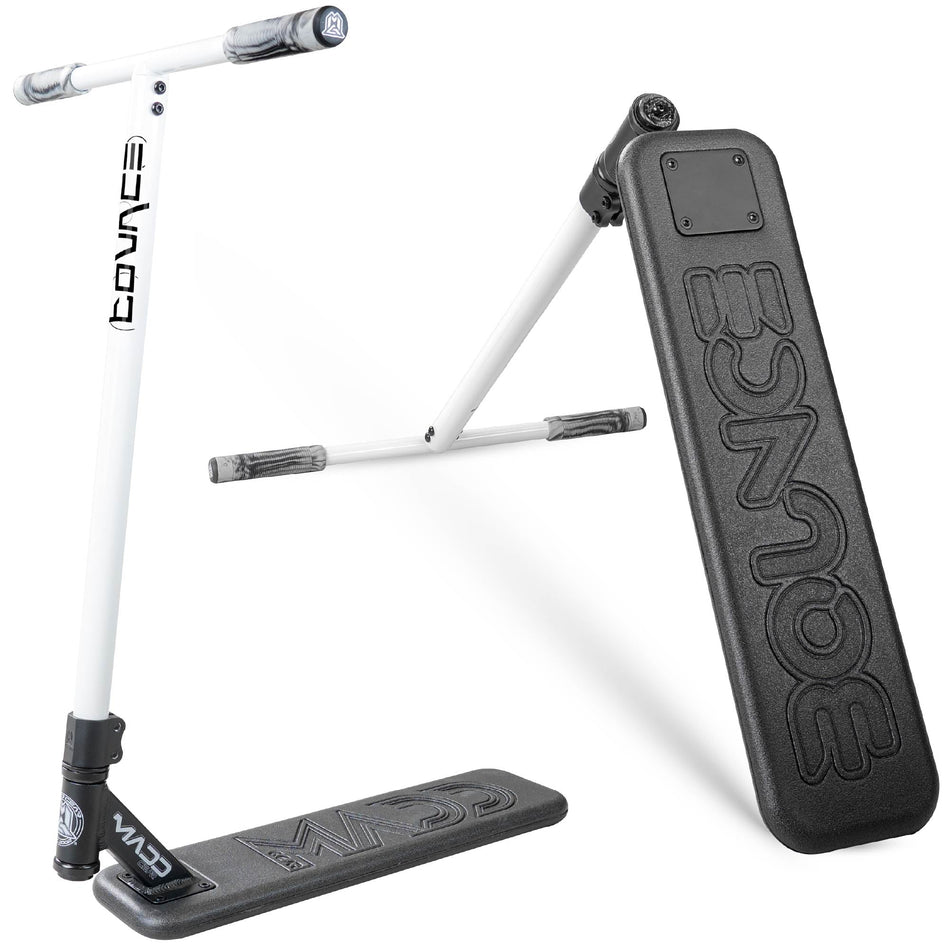MADD GEAR BOUNCE TRAMPOLINE SCOOTER BLACK / WHITE