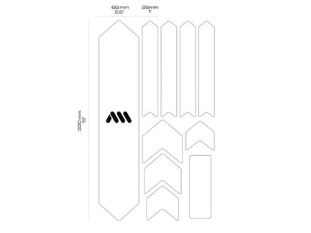 All Mountain Style - Digital Camo Frame Guard - Papanui Cycles