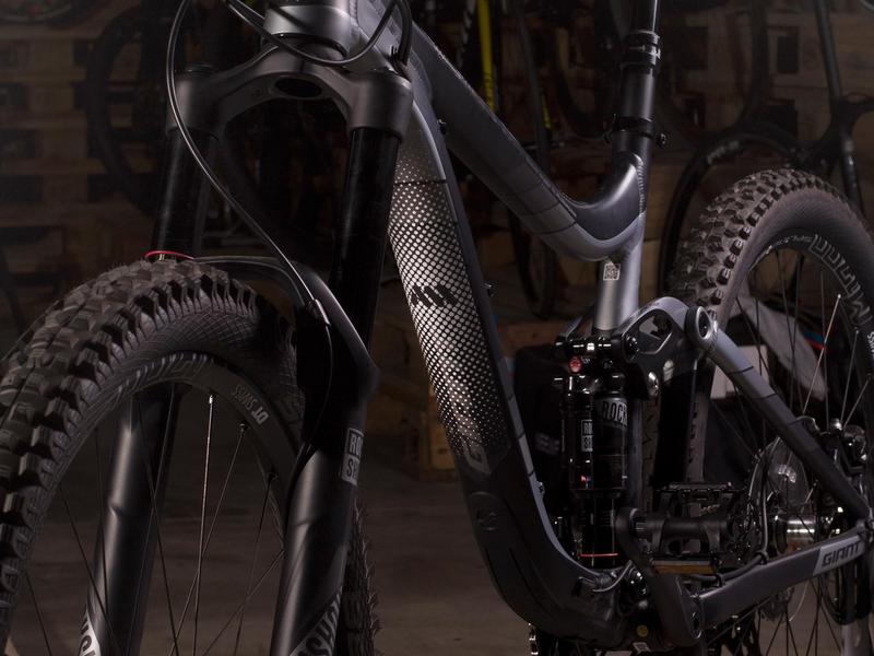 All Mountain Style - White Drops Frame Guard - Papanui Cycles
