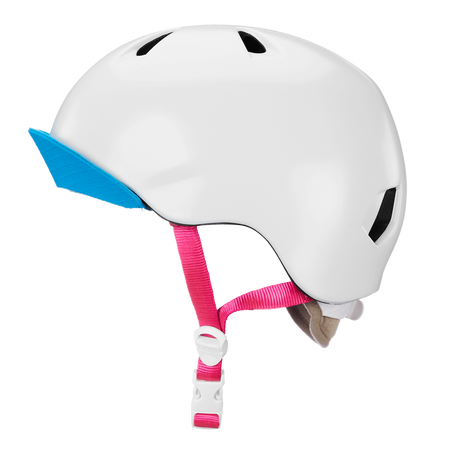 Bern Nina Satin White w/ Flip Visor - Papanui Cycles