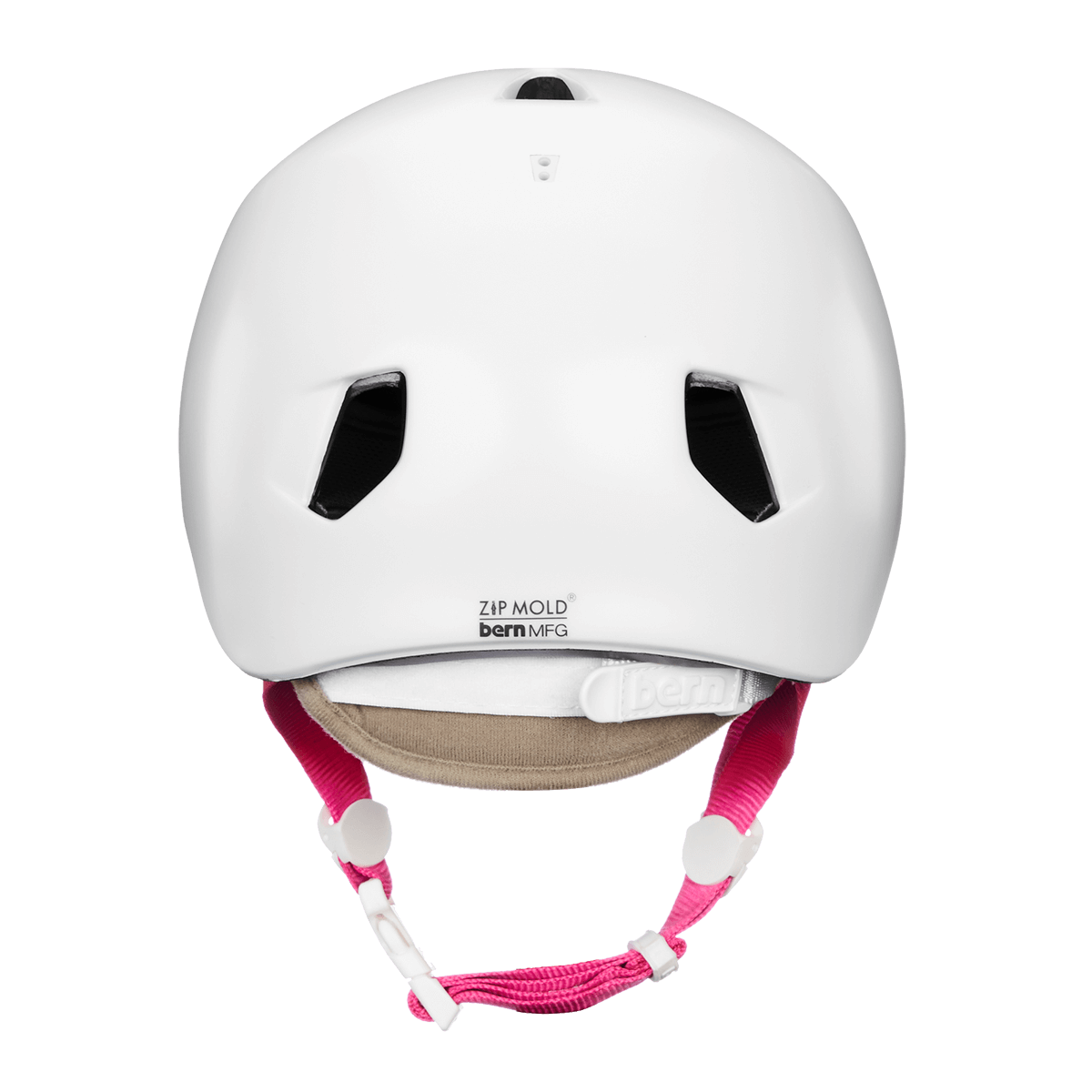 Bern Nina Satin White w/ Flip Visor - Papanui Cycles
