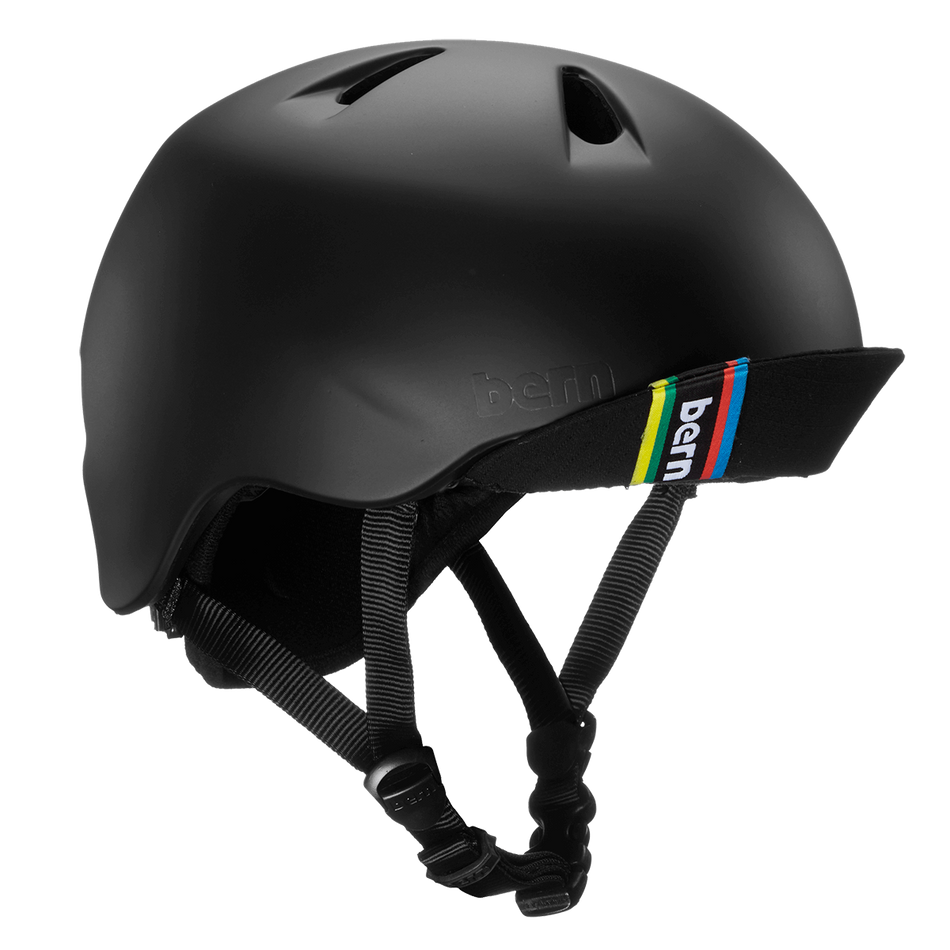 Bern Nino Matte Black w/ Flip Visor - Papanui Cycles