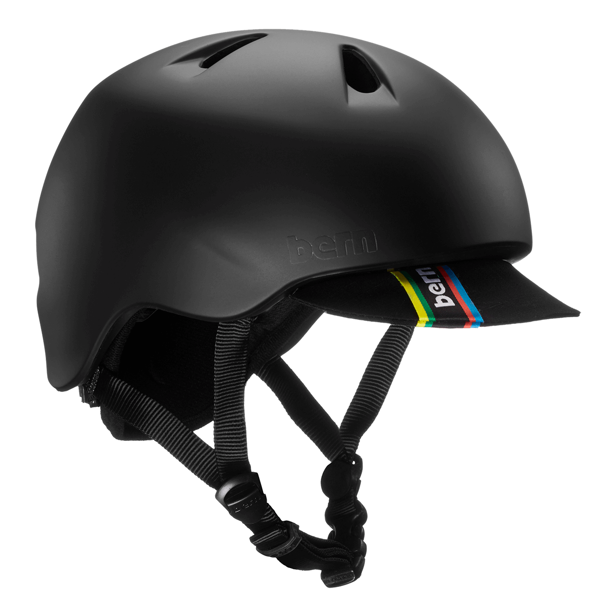 Bern Nino Matte Black w/ Flip Visor - Papanui Cycles