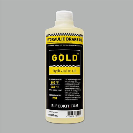 Bleed Kit GOLD Hydraulic Oil 500 ml - Papanui Cycles