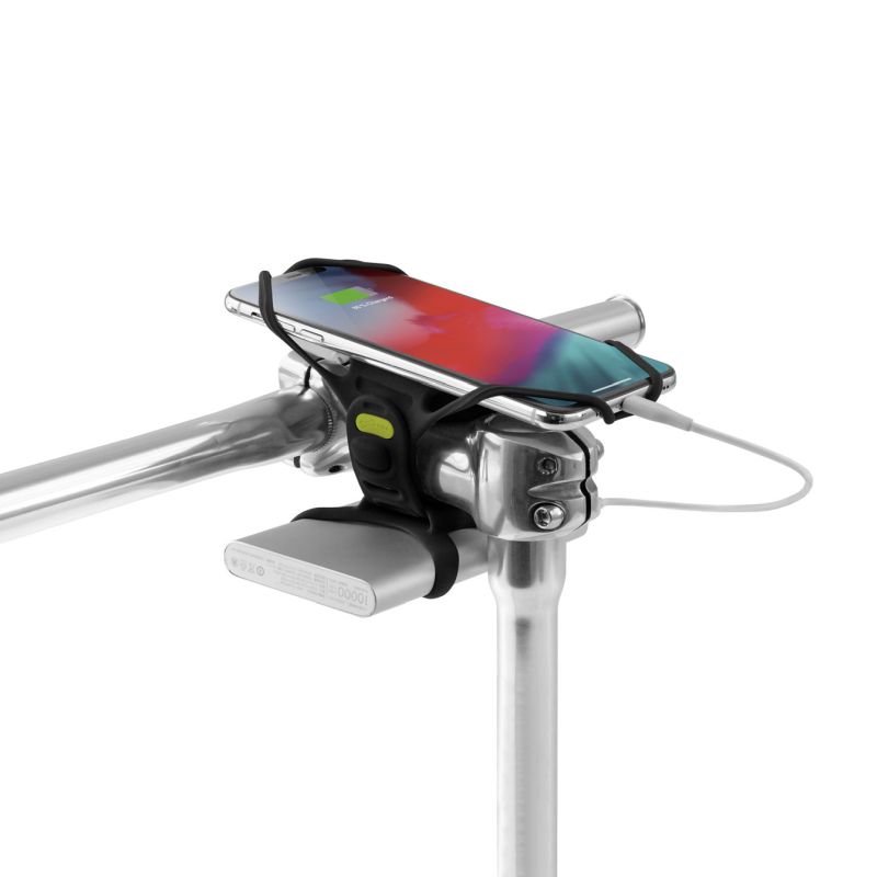 Bone Collection Bike Tie Pro 4 + Power Strap Smartphone Holder Black - Papanui Cycles