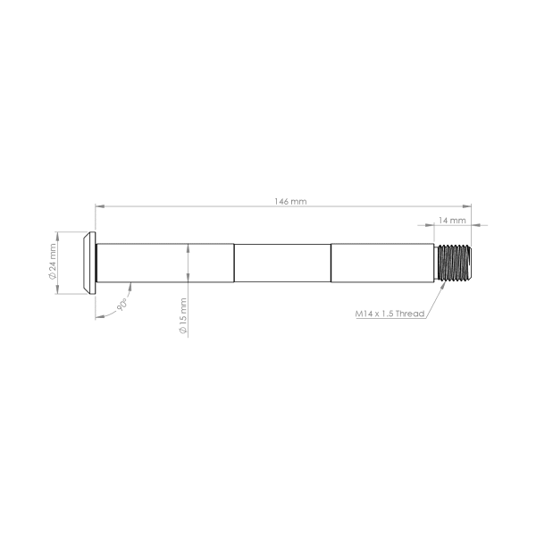 Burgtec Non-Boost Fox Front Axle - Papanui Cycles
