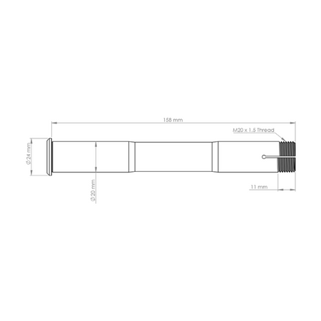 Burgtec Rockshox BoXXer Axle - Papanui Cycles
