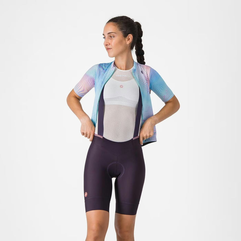 Castelli Prima 2 Bibshort Women's Dark Night Shade/Deep Purple