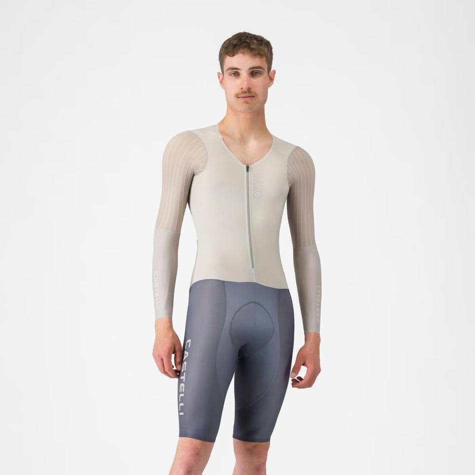 Castelli Speedsuit Body Paint V TT Men's Silver Moon/Clay/Smoky Gray