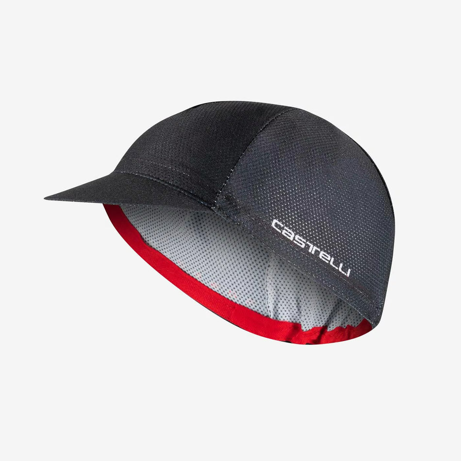 Castelli Rosso Corsa Cycling Cap Black