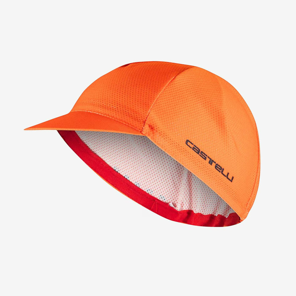 Castelli Rosso Corsa Cycling Cap Brilliant Orange