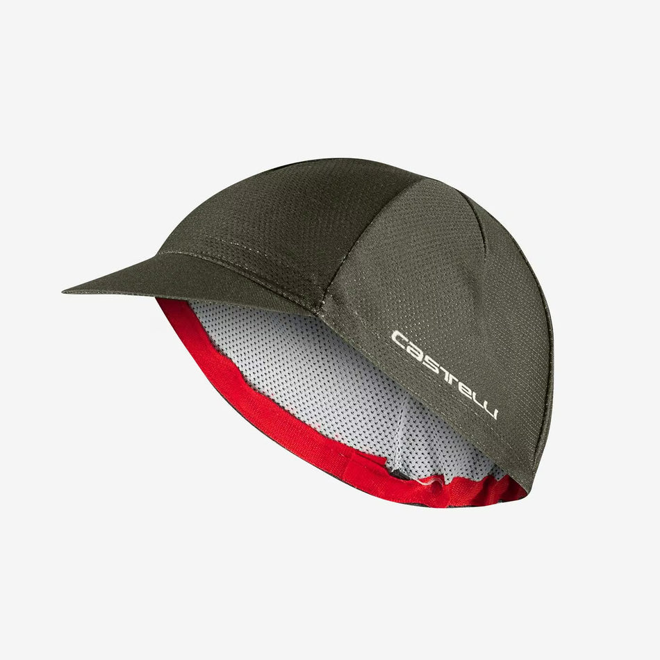 Castelli Rosso Corsa Cycling Cap Deep Green