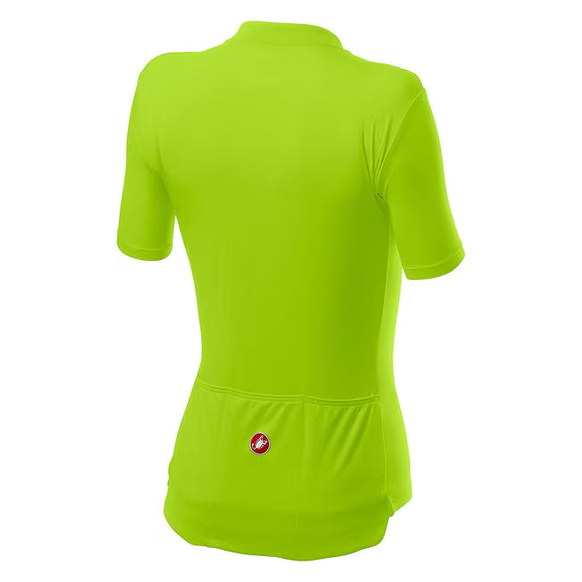 Castelli Anima 3 Jersey Women's Chartreuse/Dark Steel Blue