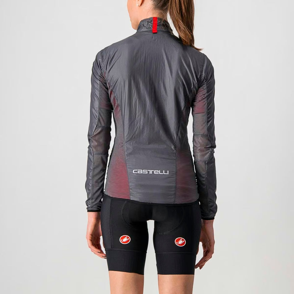 Castelli Aria Shell Jacket Women's Dark Gray