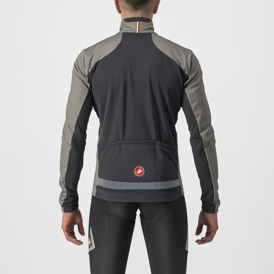 Castelli Transition 2 Jacket Men's Nickel Gray/Dark Gray-Sil