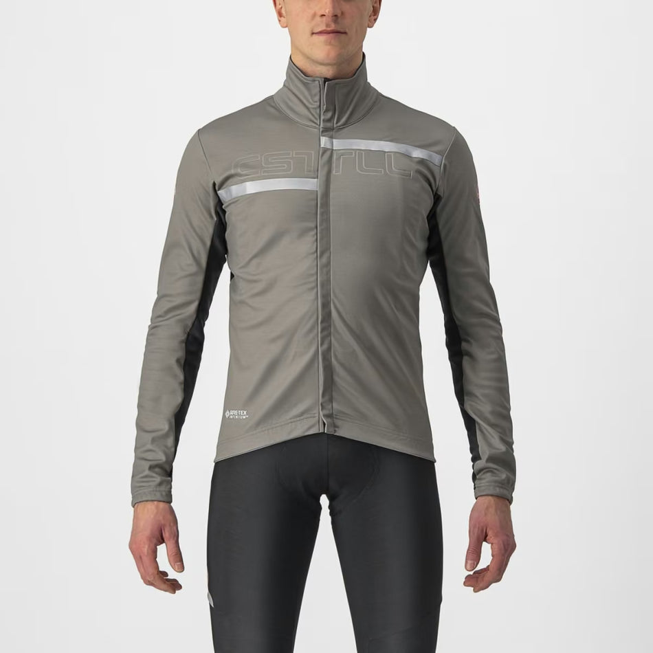 Castelli Transition 2 Jacket Men's Nickel Gray/Dark Gray-Sil