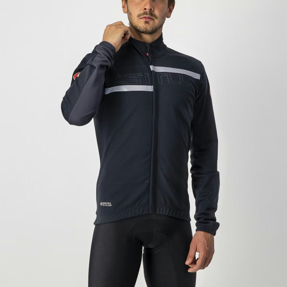 Castelli Transition 2 Jacket Men's Light Black/Dark Gray-Sil