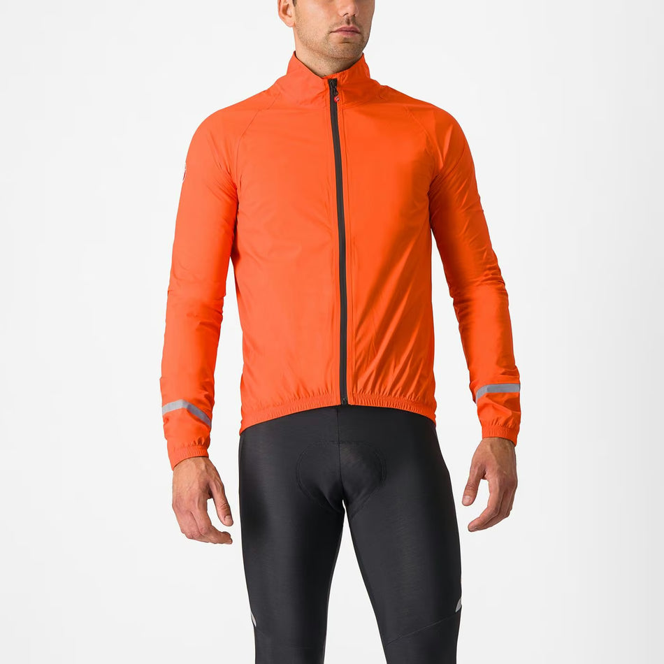 Castelli Emergency 2 Rain Jacket Men's Brilliant Orange