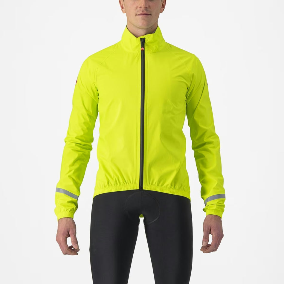 Castelli Emergency 2 Rain Jacket Men's Electric Lime