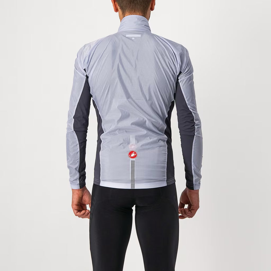 Castelli Squadra Stretch Jacket Men's Silver Gray/Dark Gray