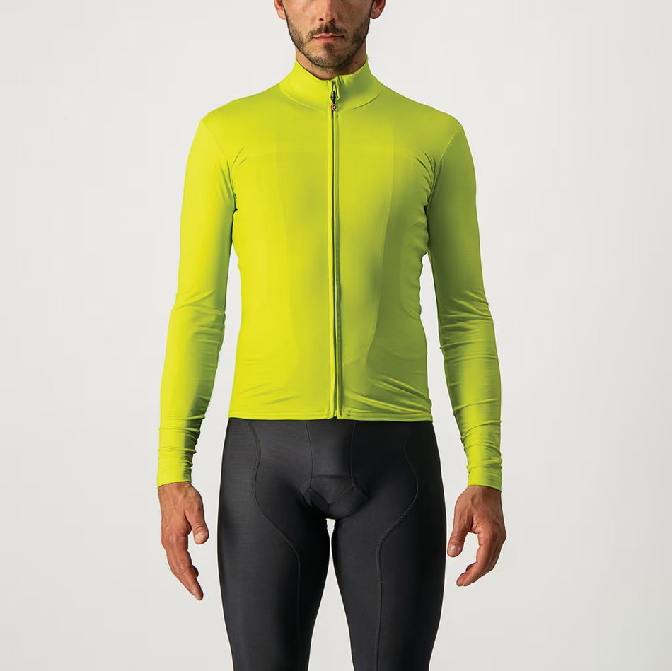 Castelli Pro Thermal Mid Long Sleeve Jersey Men's Chartreuse