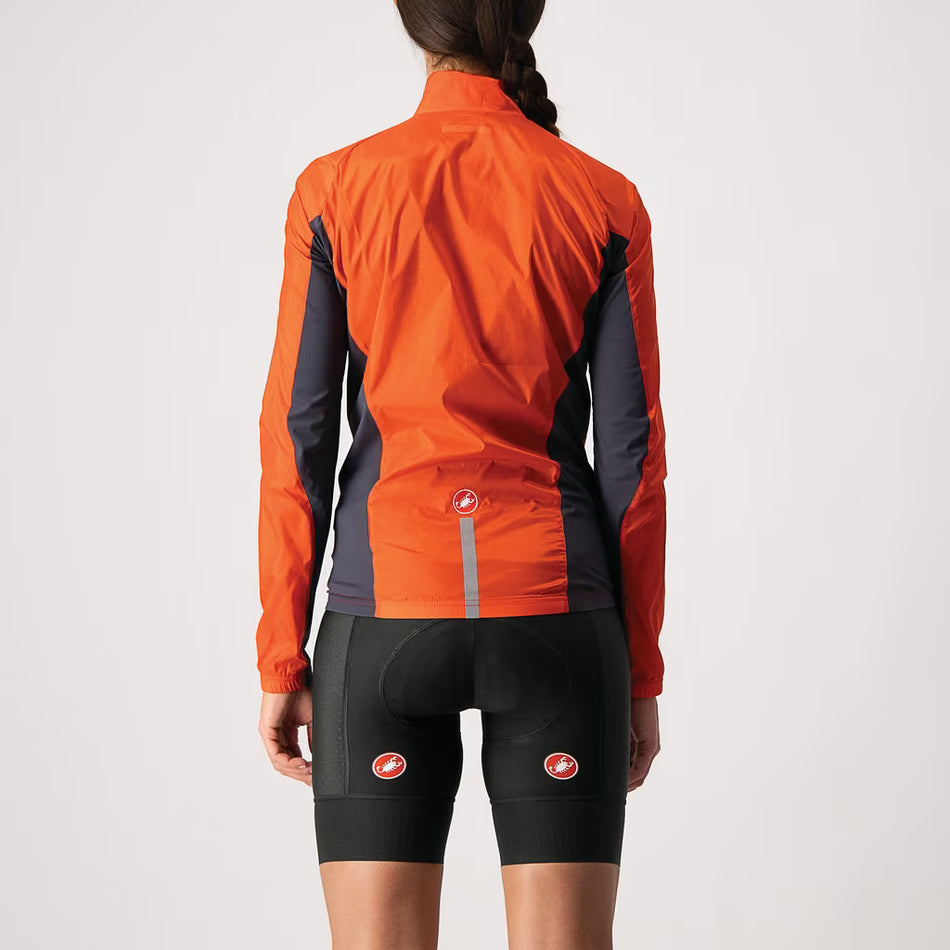 Castelli Squadra Stretch Jacket Women's Fiery Red/Dark Gray