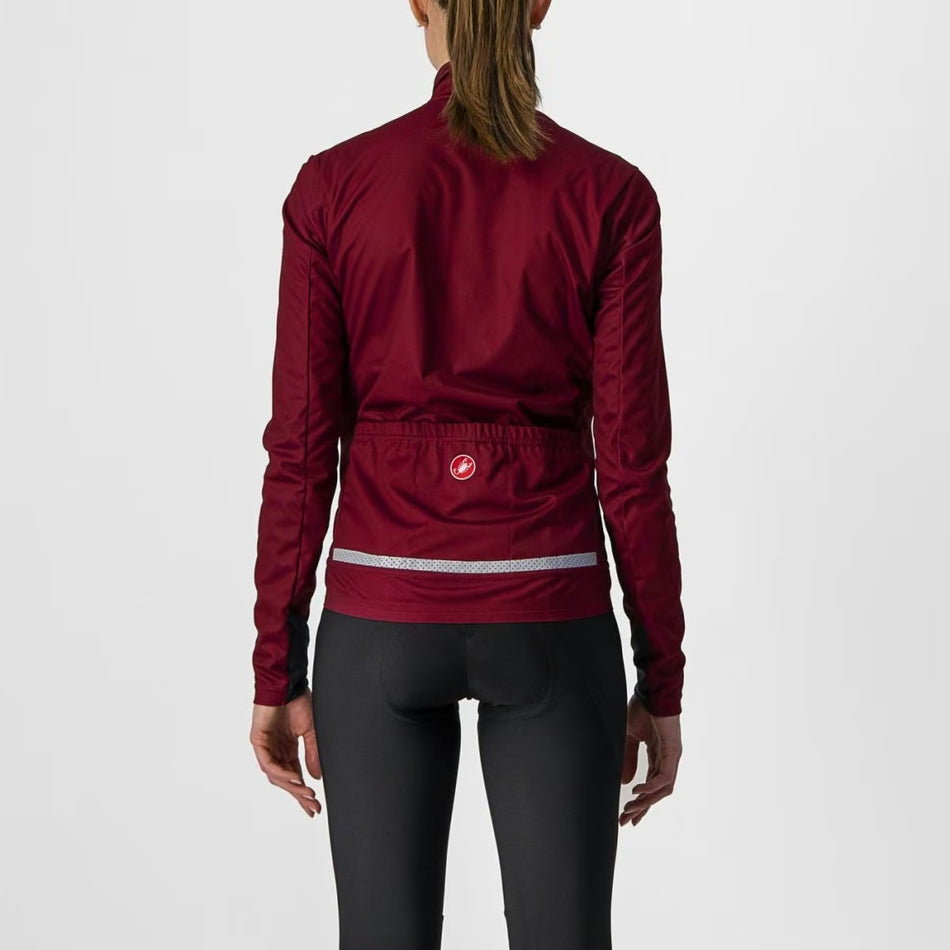 Castelli Go Jacket Women's Bordeaux/Brilliant Pink