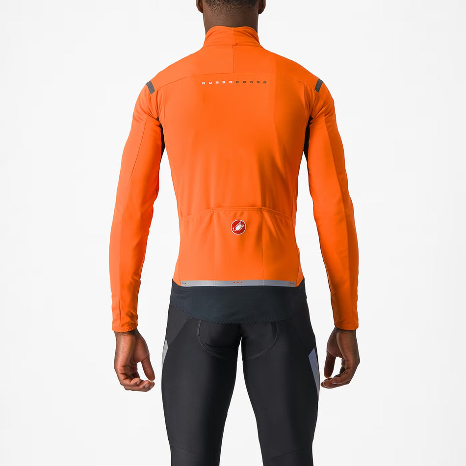 Castelli Perfetto RoS 2 Long Sleeve Jacket Men's Red Orange/
